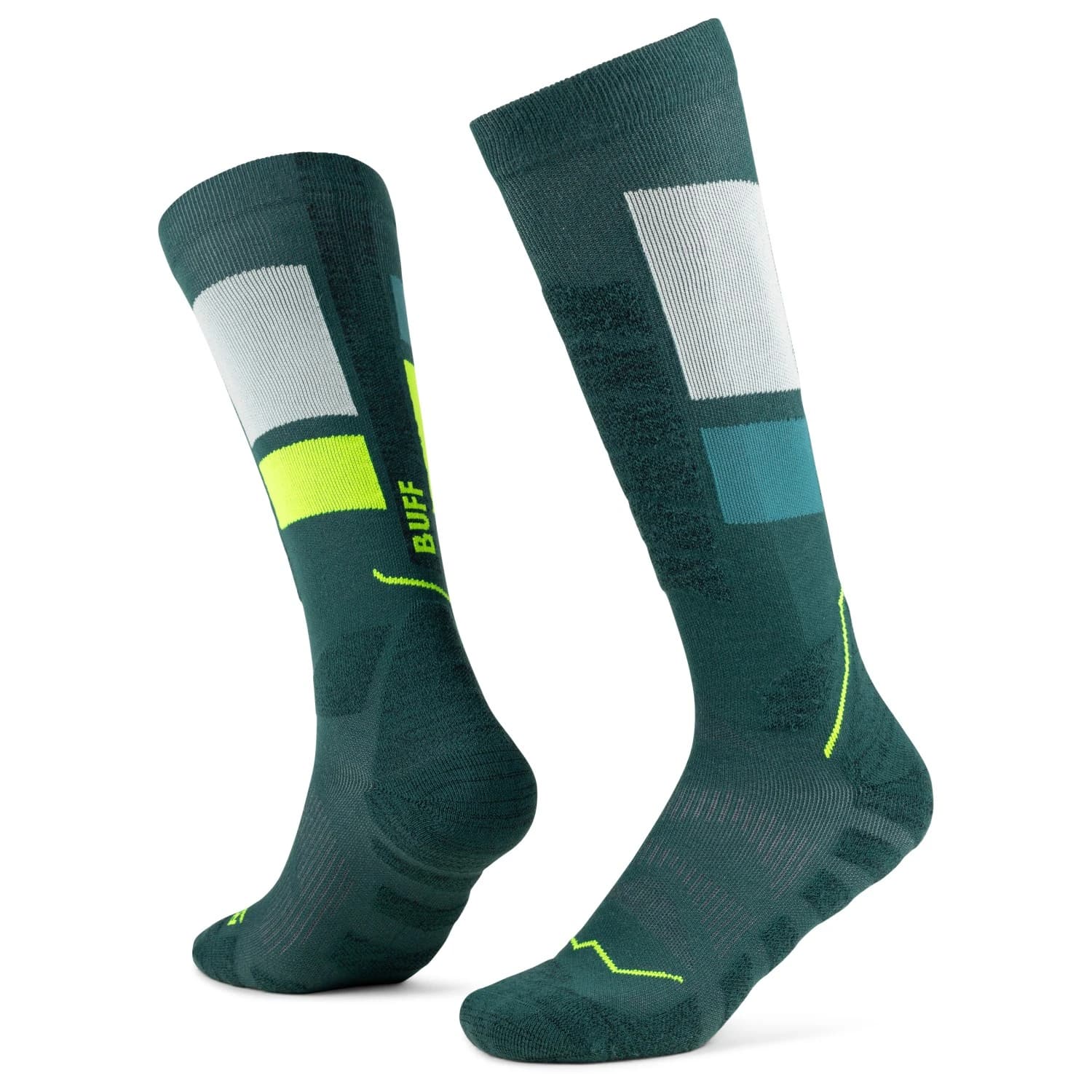 Ски чорапи Buff Thermonet Over The Calf Ski socks - Teal