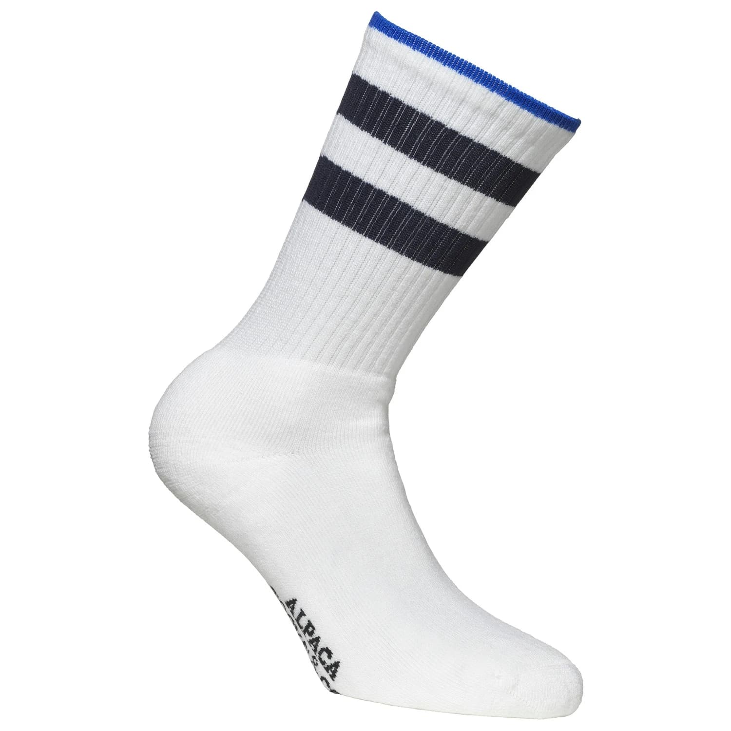 Спортни чорапи Alpacasocks&Co Merino Casual Stripes Sports socks - Bianco / Marino / Royal