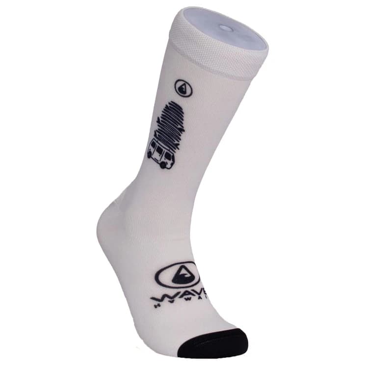 Спортни чорапи Wave hawaii Airlite Socks Sports socks - D11 White / Black