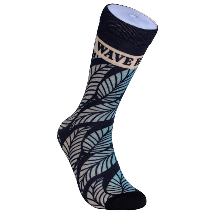 Спортни чорапи Wave Hawaii Airlite Socks Sports socks - D9 Black Leaf