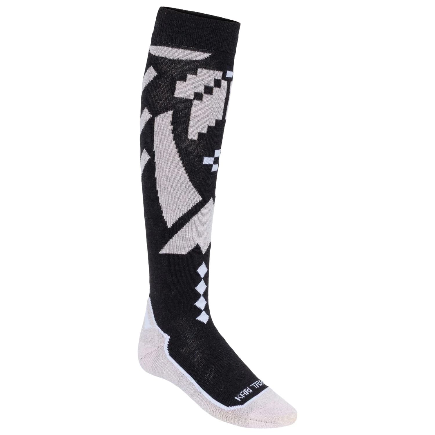 Дамски мериносови чорапи Kari Traa Women's Faith Ski Sock Merino socks - Black