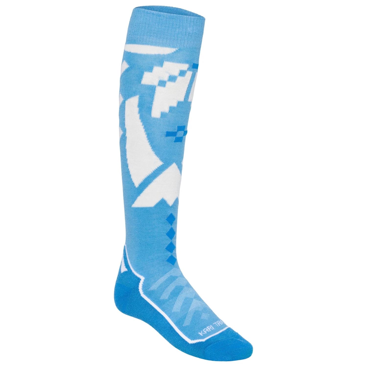 Дамски мериносови чорапи Kari Traa Women's Faith Ski Sock Merino socks - Ocean