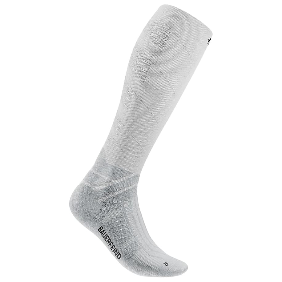 Мъжки чорапи за бягане Bauerfeind Sports Run Performance Compression Socks Running socks - White