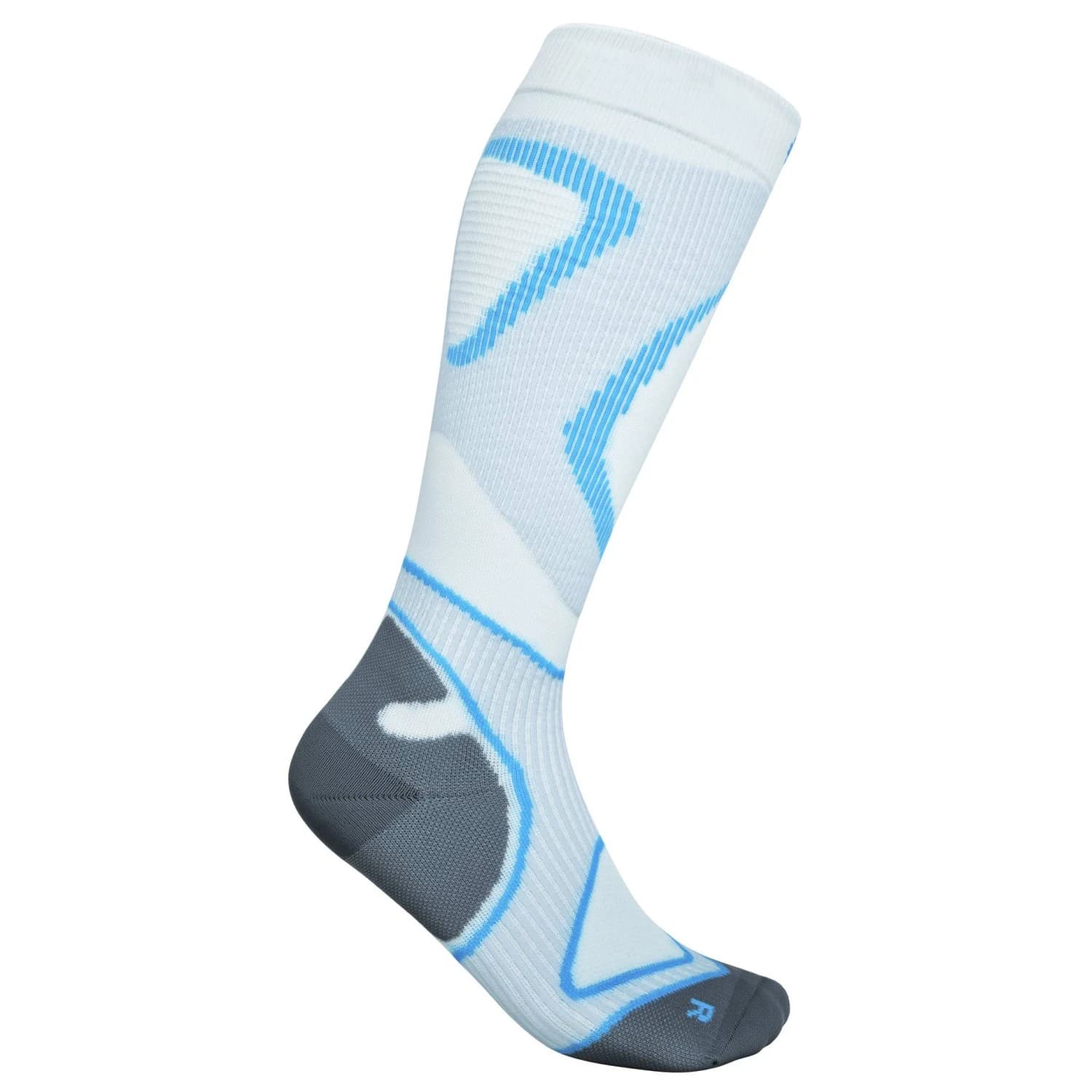 Дамски чорапи за бягане Bauerfeind Sports Women's Run Performance Compr. Socks Running socks - White