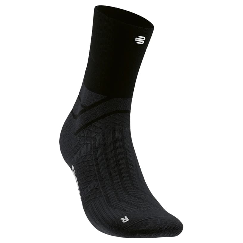 Дамски чорапи за бягане Bauerfeind Sports Women's Run Performance Mid Cut Socks Running socks - Black