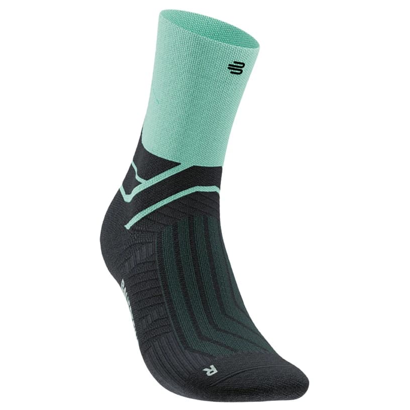 Дамски чорапи за бягане Bauerfeind Sports Women's Run Performance Mid Cut Socks Running socks - Turquoise