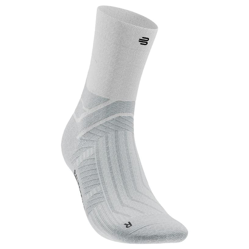 Дамски чорапи за бягане Bauerfeind Sports Women's Run Performance Mid Cut Socks Running socks - White