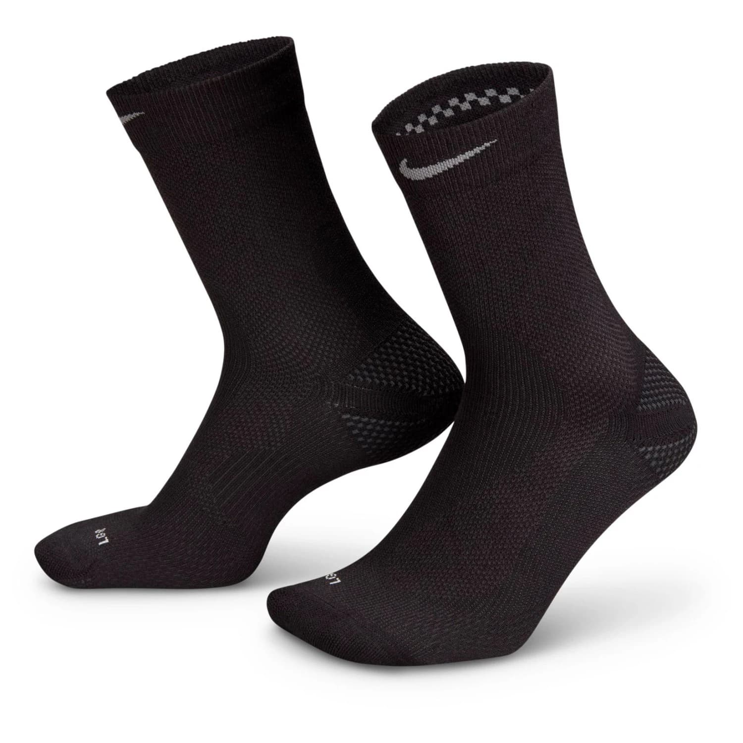 Чорапи за бягане Nike Running Lightweight Crew Socks Running socks - Black / Dark Smoke Grey / Smoke Grey