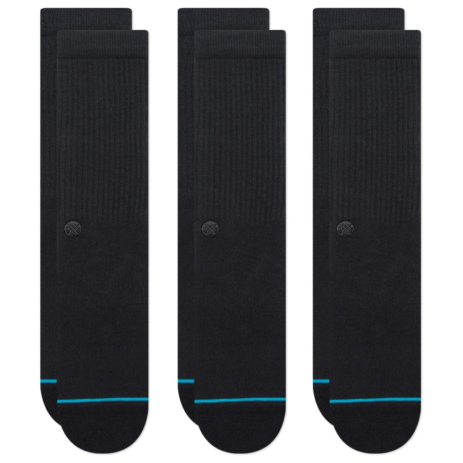 Спортни чорапи Stance Shelter 3 Pack Sports socks - Black