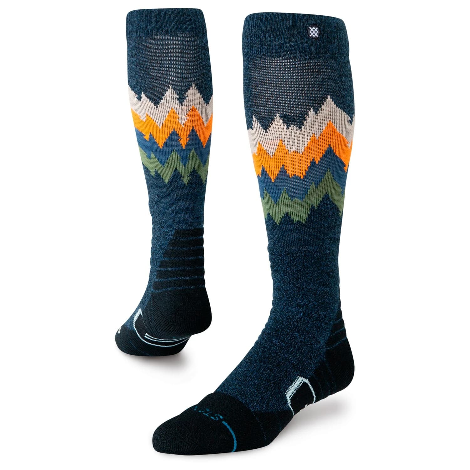 Ски чорапи Stance Thompson Mid Wool Snow Ski socks - Navy Heather