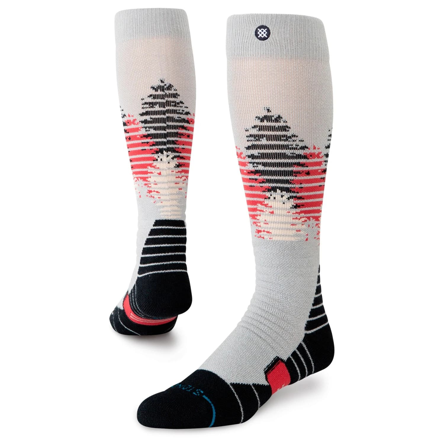 Ски чорапи Stance Tree Line Mid Wool Snow Ski socks - String Grey