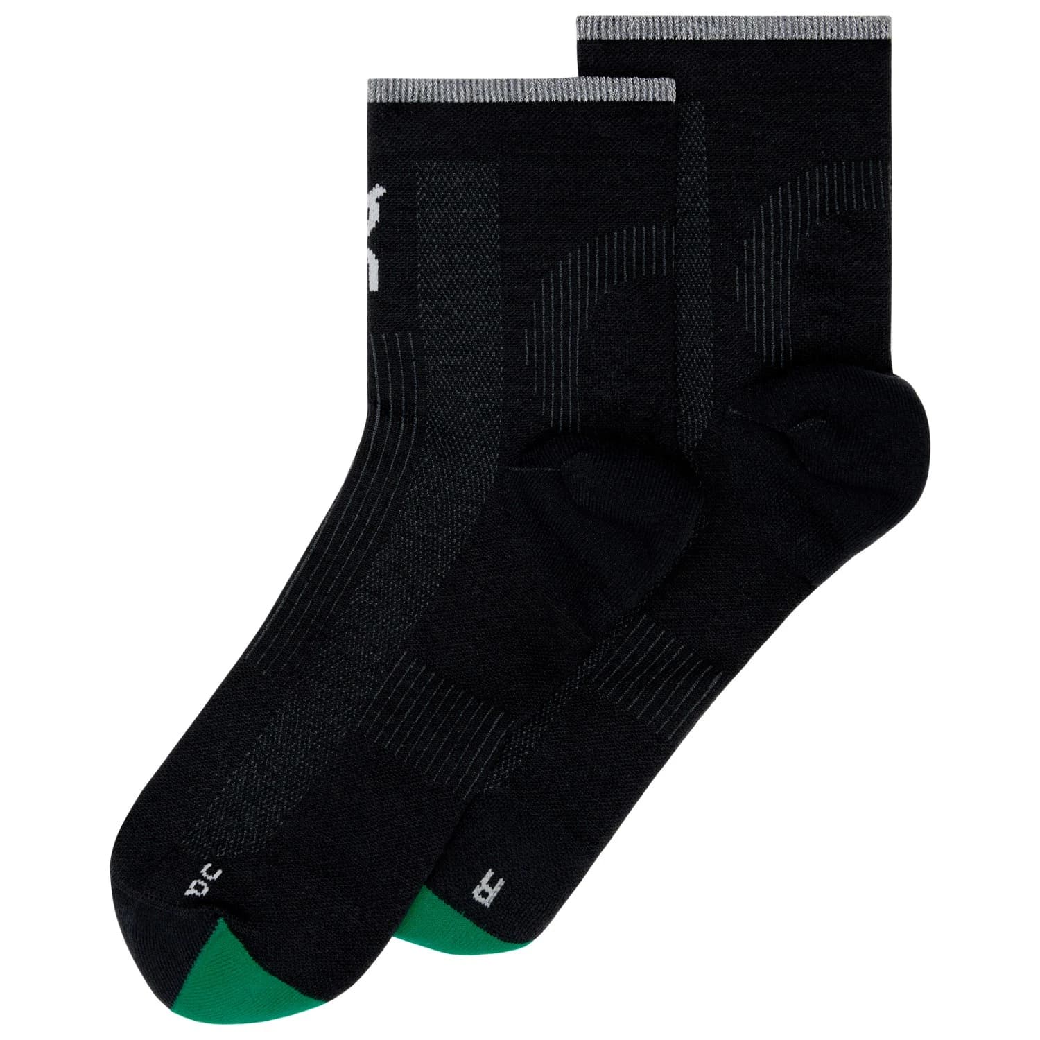 Чорапи за бягане On Elite Run Sock Mid Running socks - Black