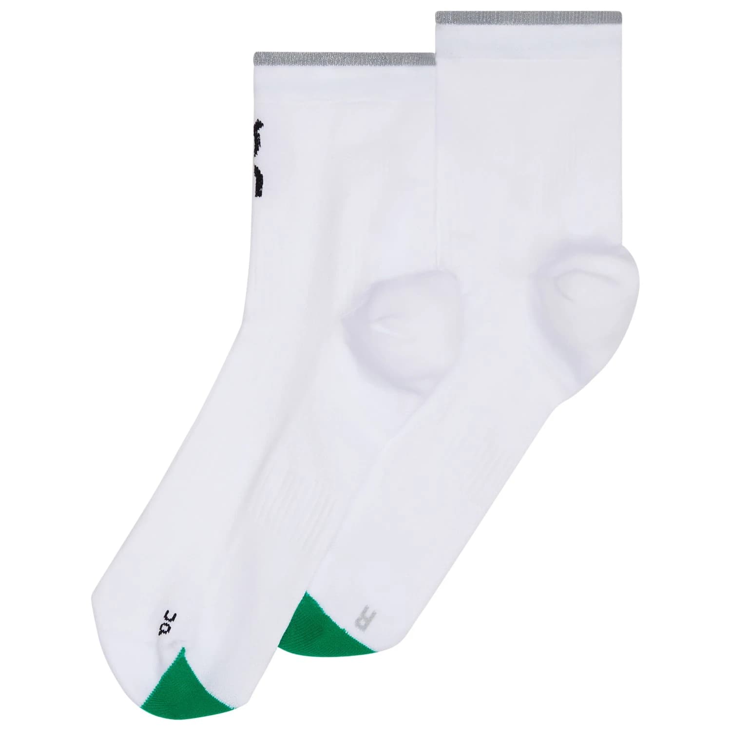 Чорапи за бягане On Elite Run Sock Mid Running socks - White / Ivory