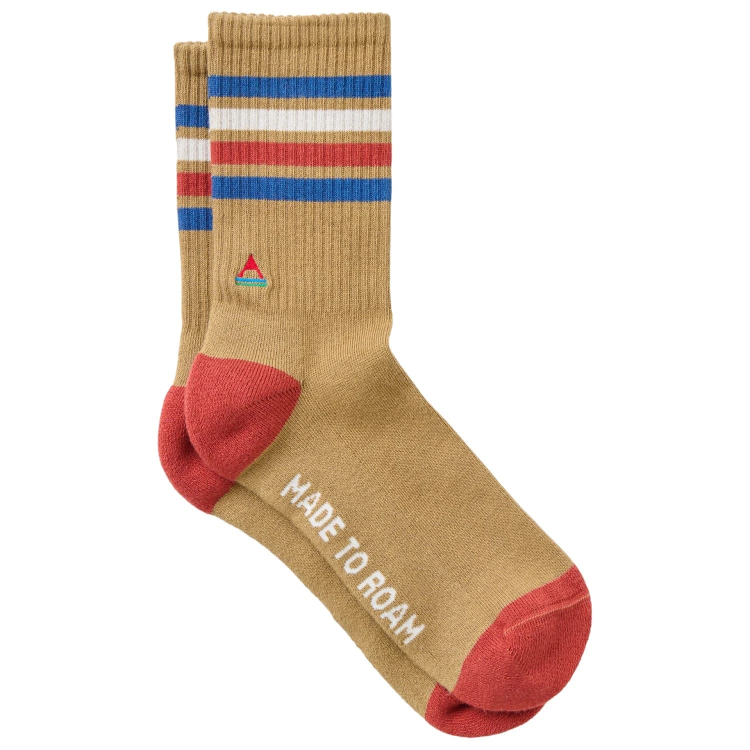 Спортни чорапи Passenger Organic Midweight Crew Socks Sports socks - Biscuit