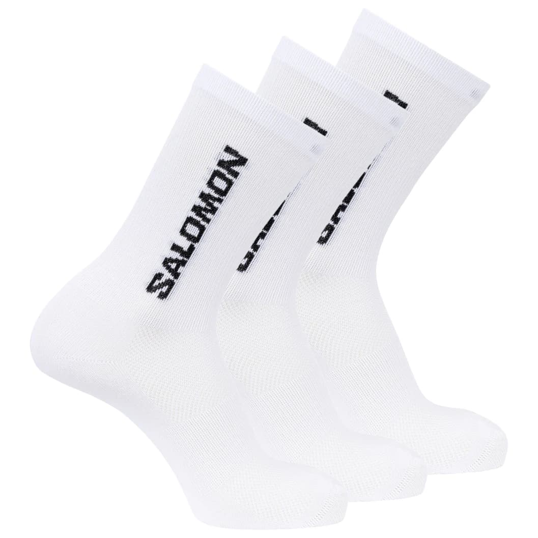 Спортни чорапи Salomon Everyday Lite Crew 3-Pack Sports socks - White