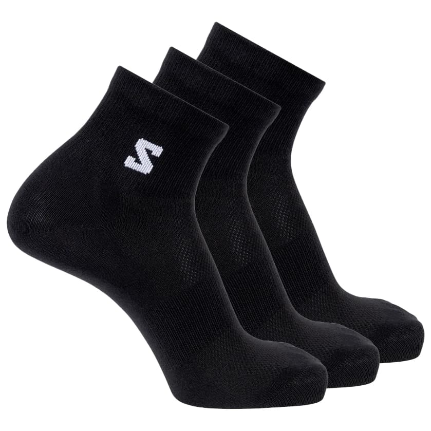 Спортни чорапи Salomon Everyday Lite Quarter 3-Pack Sports socks - Black