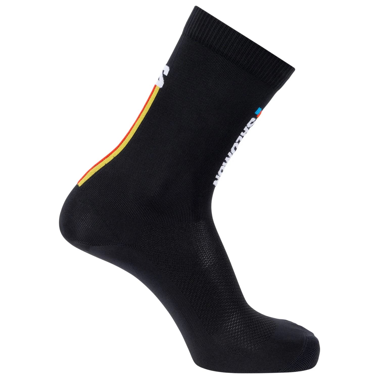Чорапи за бягане Salomon Pulse Race Flag Crew Running socks - Black