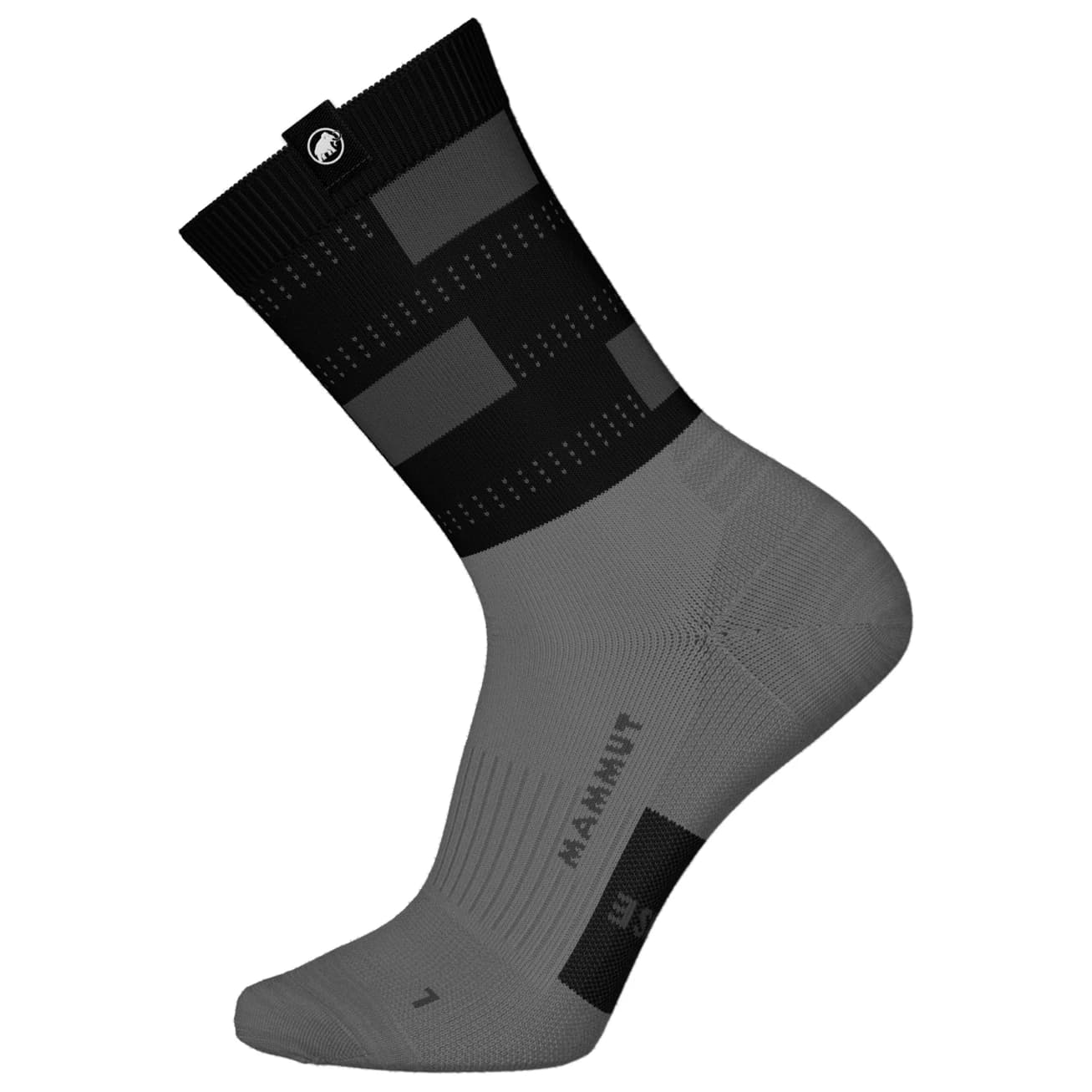 Туристически чорапи Mammut Hiking Merino Crew Walking socks - Black / Gabbro
