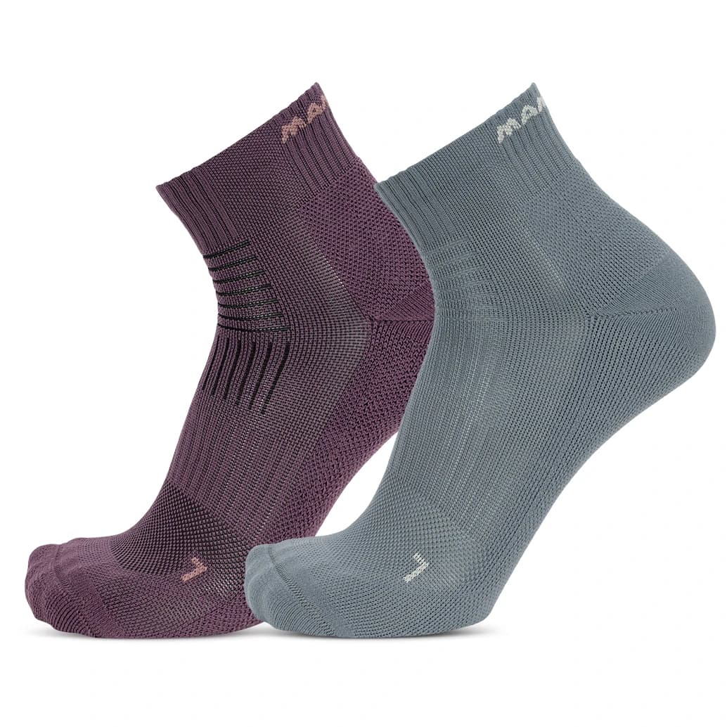 Спортни чорапи Mammut Multisport Quarter 2-Pack Sports socks - Paloja / Strata