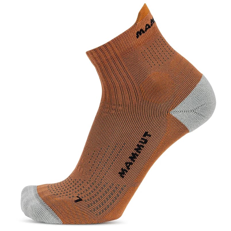 Чорапи за бягане Mammut Trail Running Quarter Running socks - Autumn Larice / Black