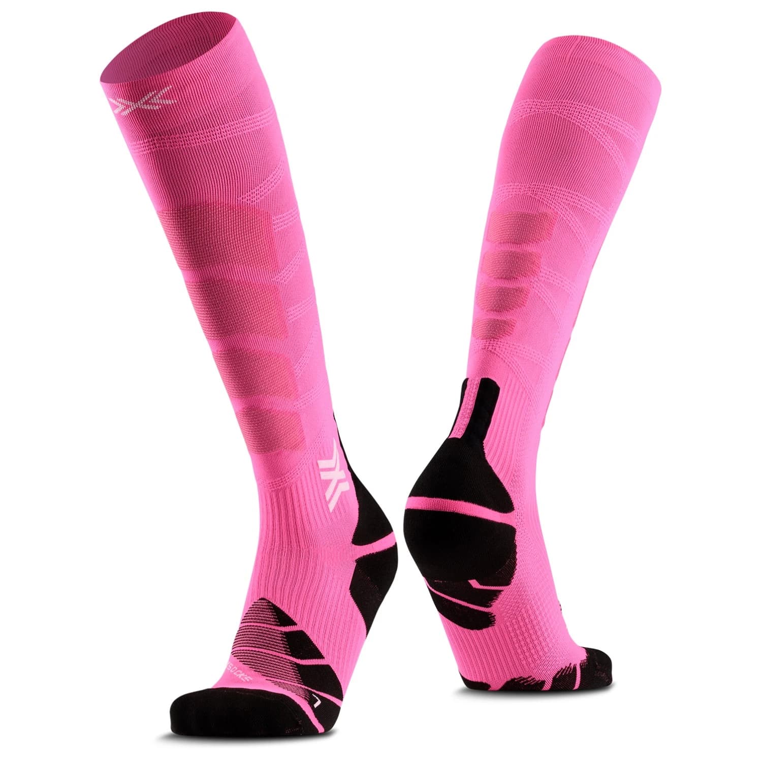 Ски чорапи X-Socks Ski Anatomix OTC Ski socks - Fluo Pink