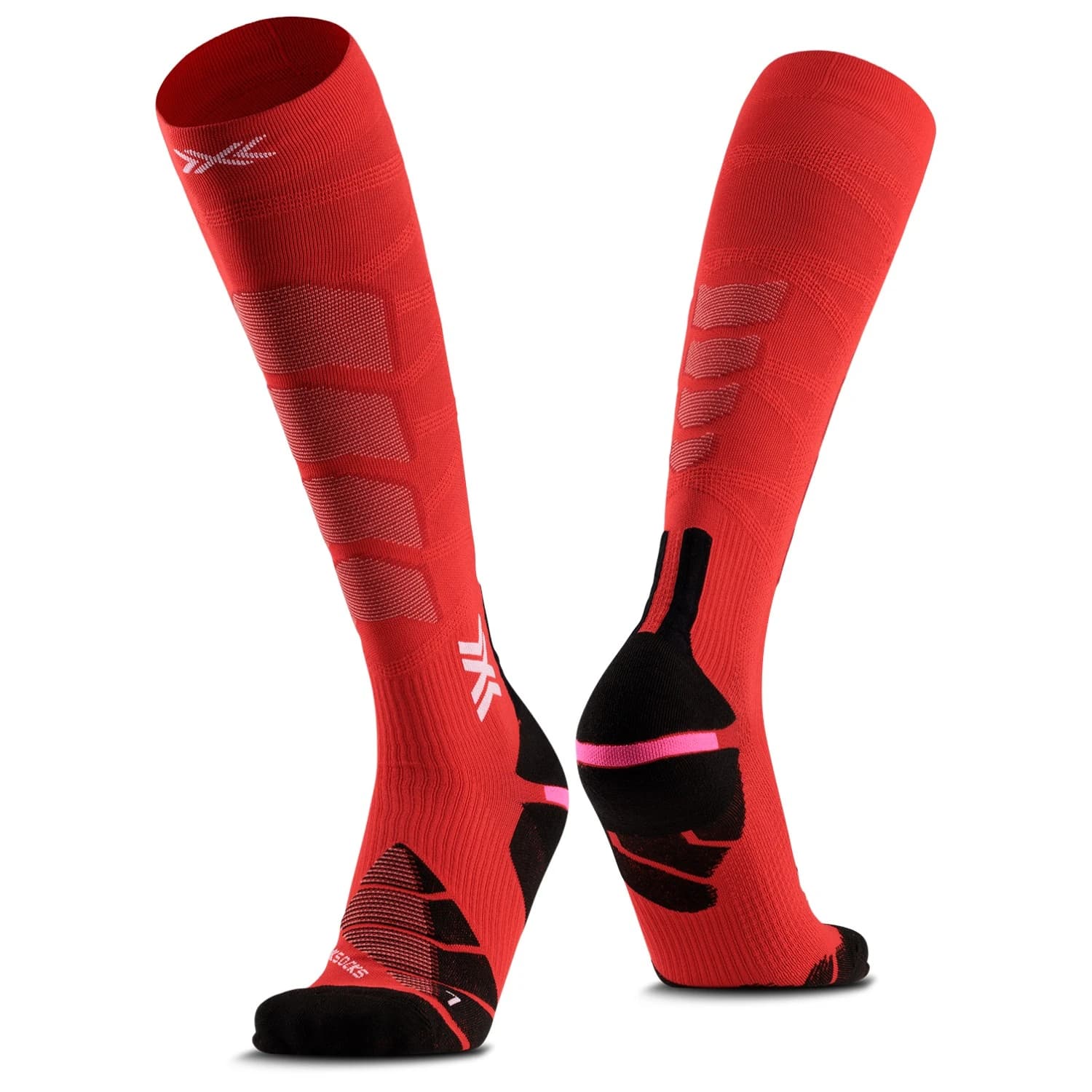 Ски чорапи X-Socks Ski Anatomix OTC Ski socks - Hot Red