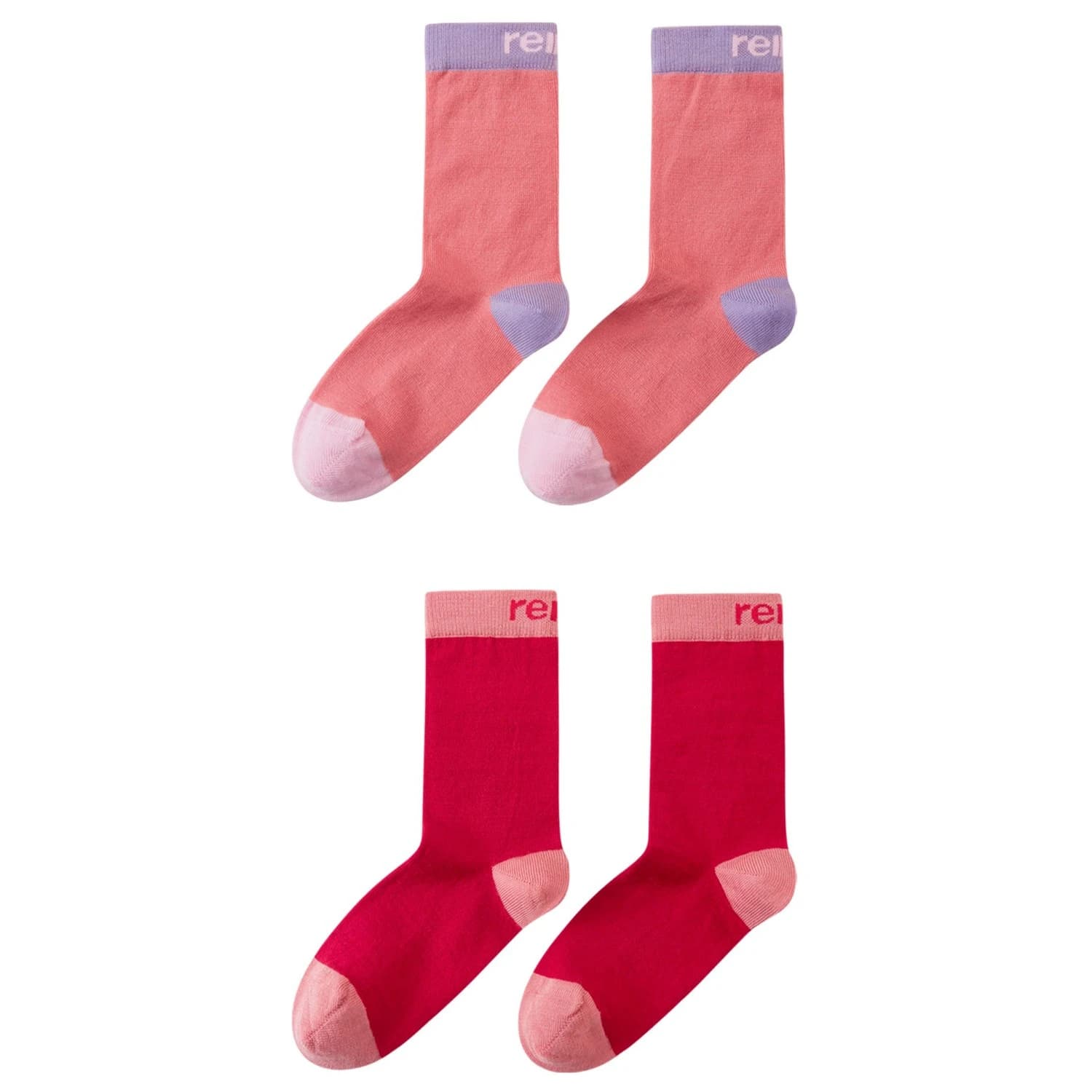 Детски мериносови чорапи Reima Kid's Parit Socks Merino socks - Rose Blush