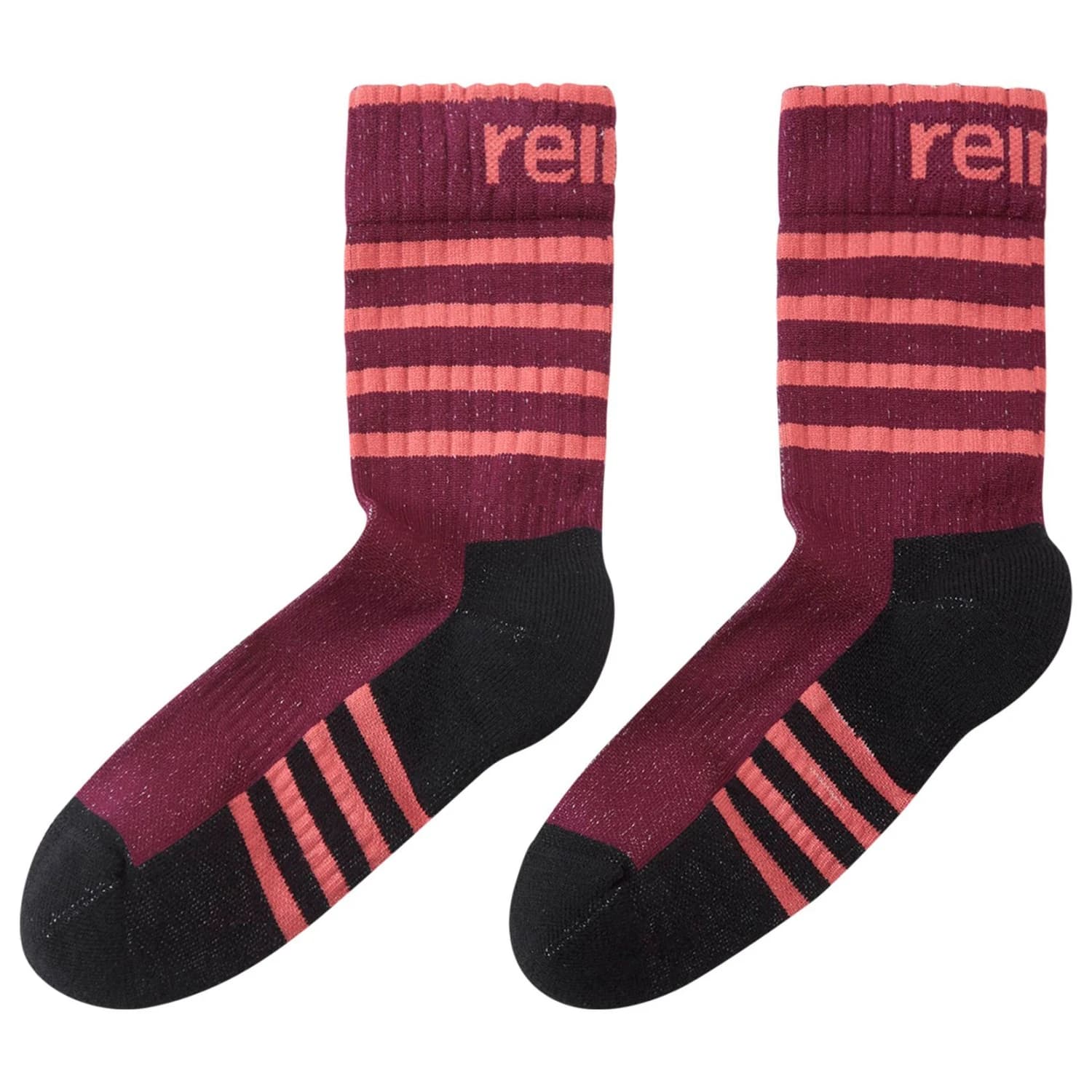 Детски спортни чорапи Reima Kid's Samoten Socks Sports socks - Maroon