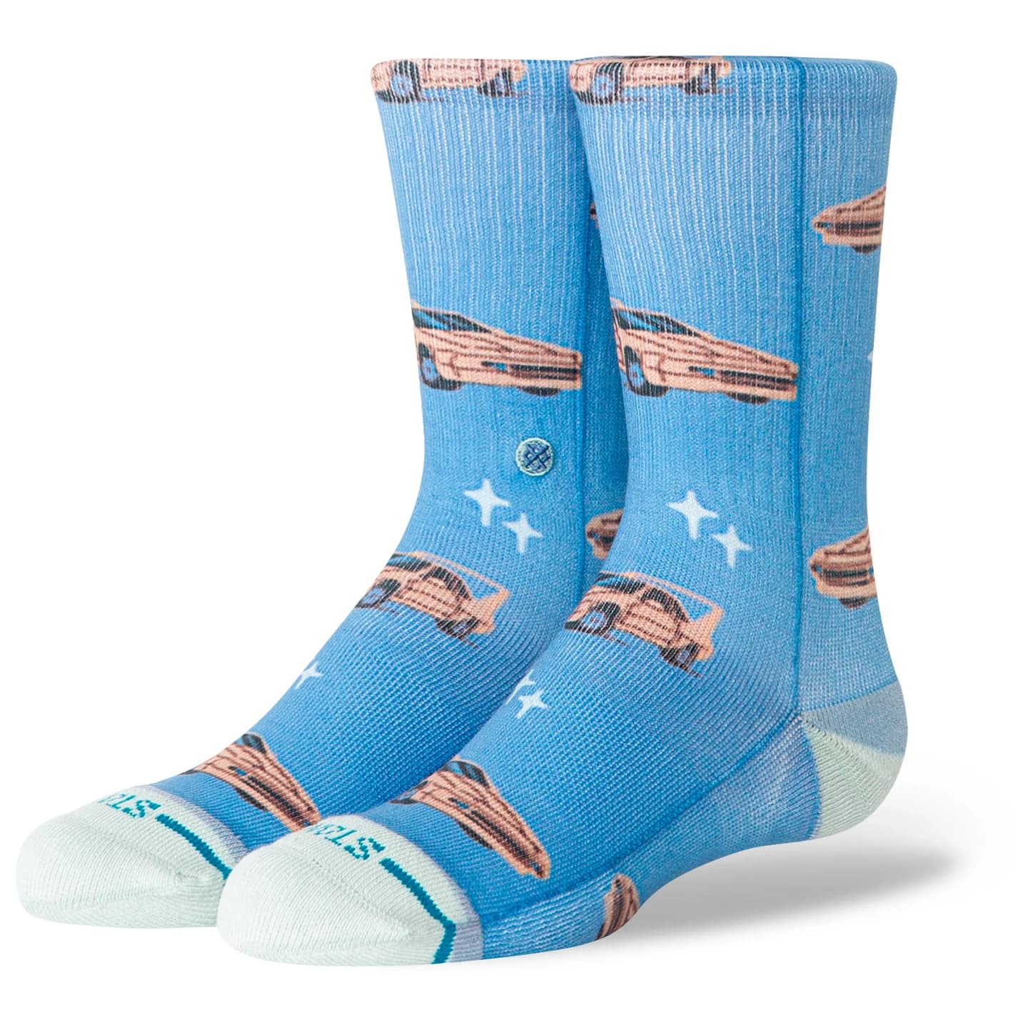 Детски спортни чорапи Stance Kid's Chop Shop Crew Sports socks - Capri Blue