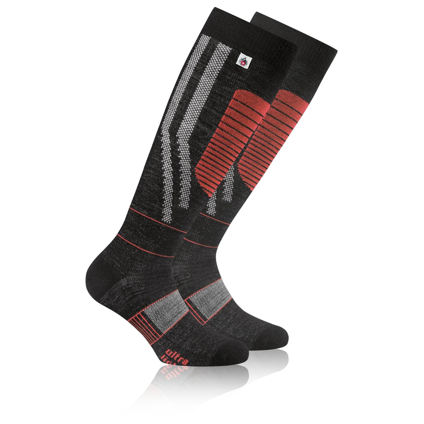 Ски чорапи Rohner SAC Ultra Light Ski socks - Red