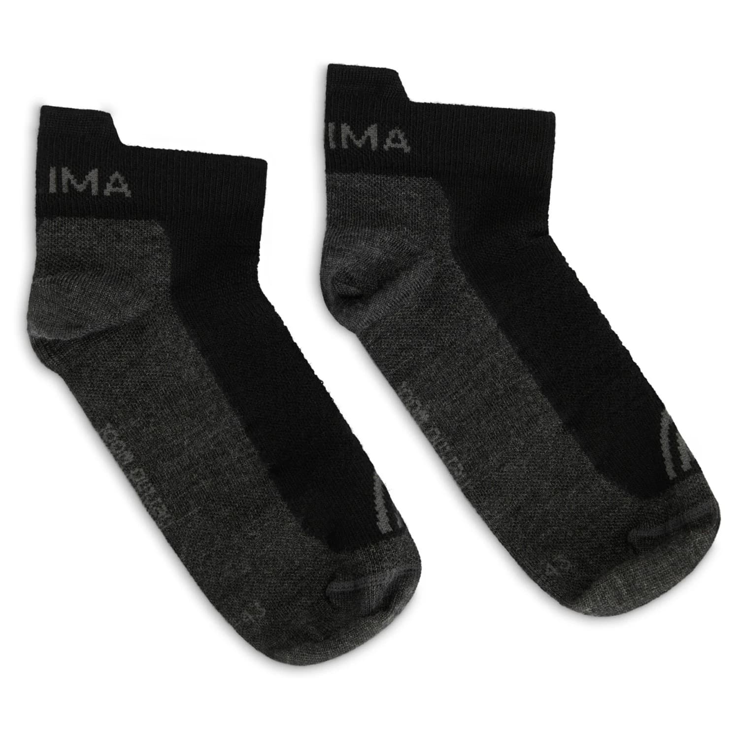 Мериносови чорапи Aclima Ankle Wool Socks 2-Pack Merino socks - Jet Black / Grey