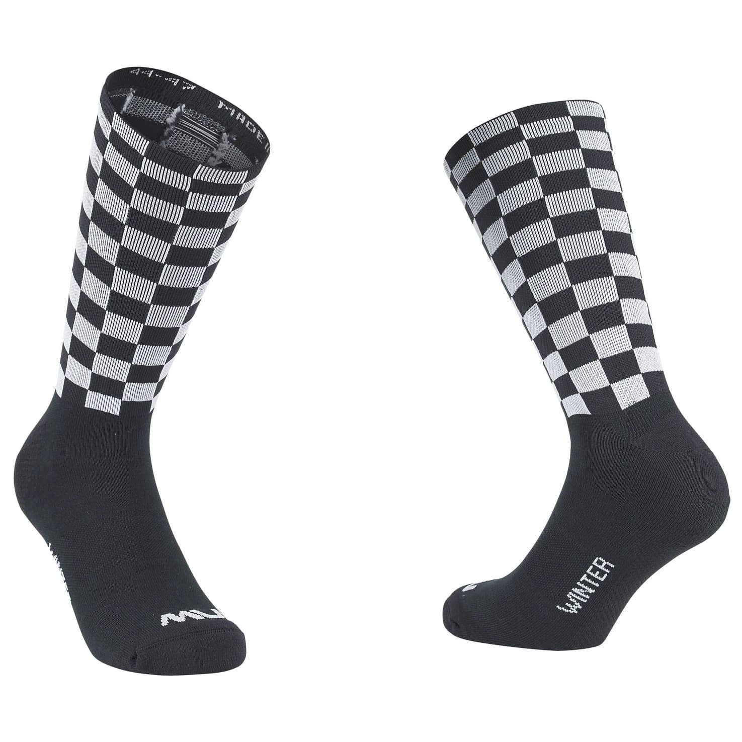 Чорапи за колоездене Northwave Check Sock Cycling socks - Black