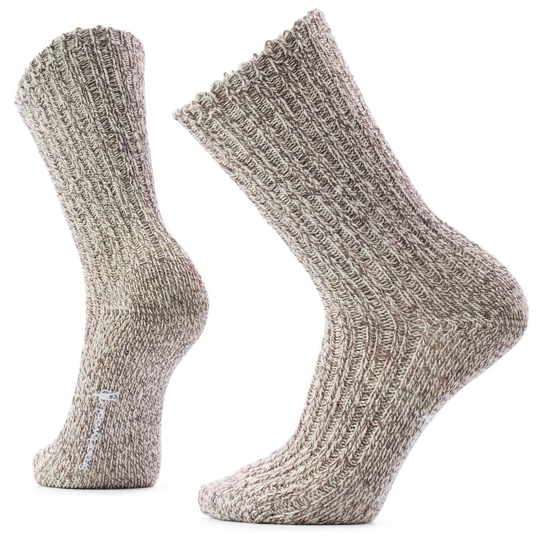 Спортни чорапи Smartwool Everyday Cozy Heritage Rib Crew Socks Sports socks - Fossil