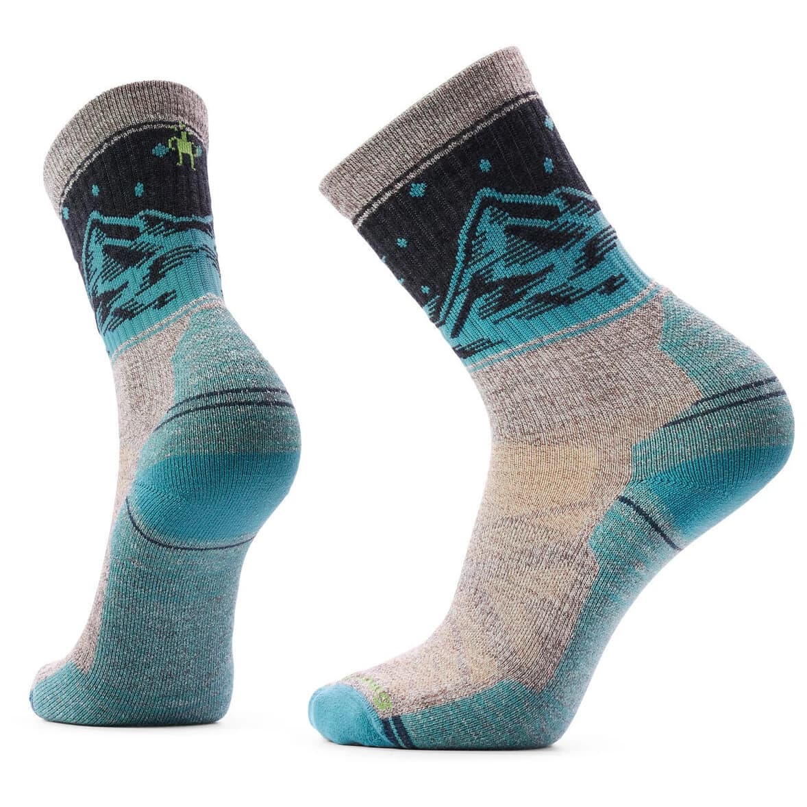 Туристически чорапи Smartwool Hike Light Cushion Valley View Crew Sock Walking socks - Taupe / Natural Marl
