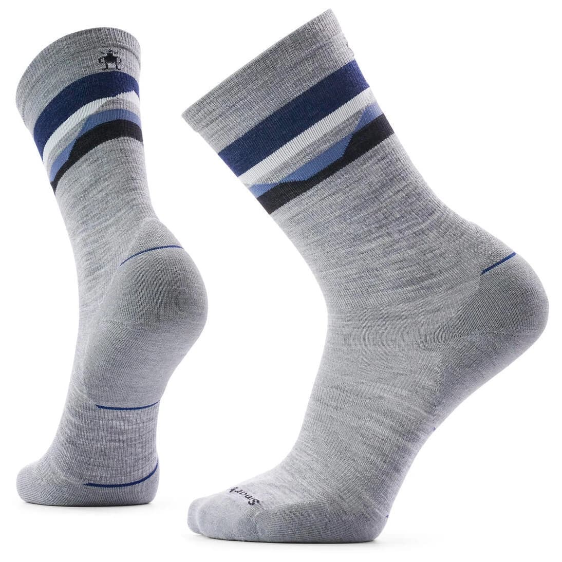 Чорапи за бягане Smartwool Run Cold Weather TC Horizons Crew Socks Running socks - Light Gray