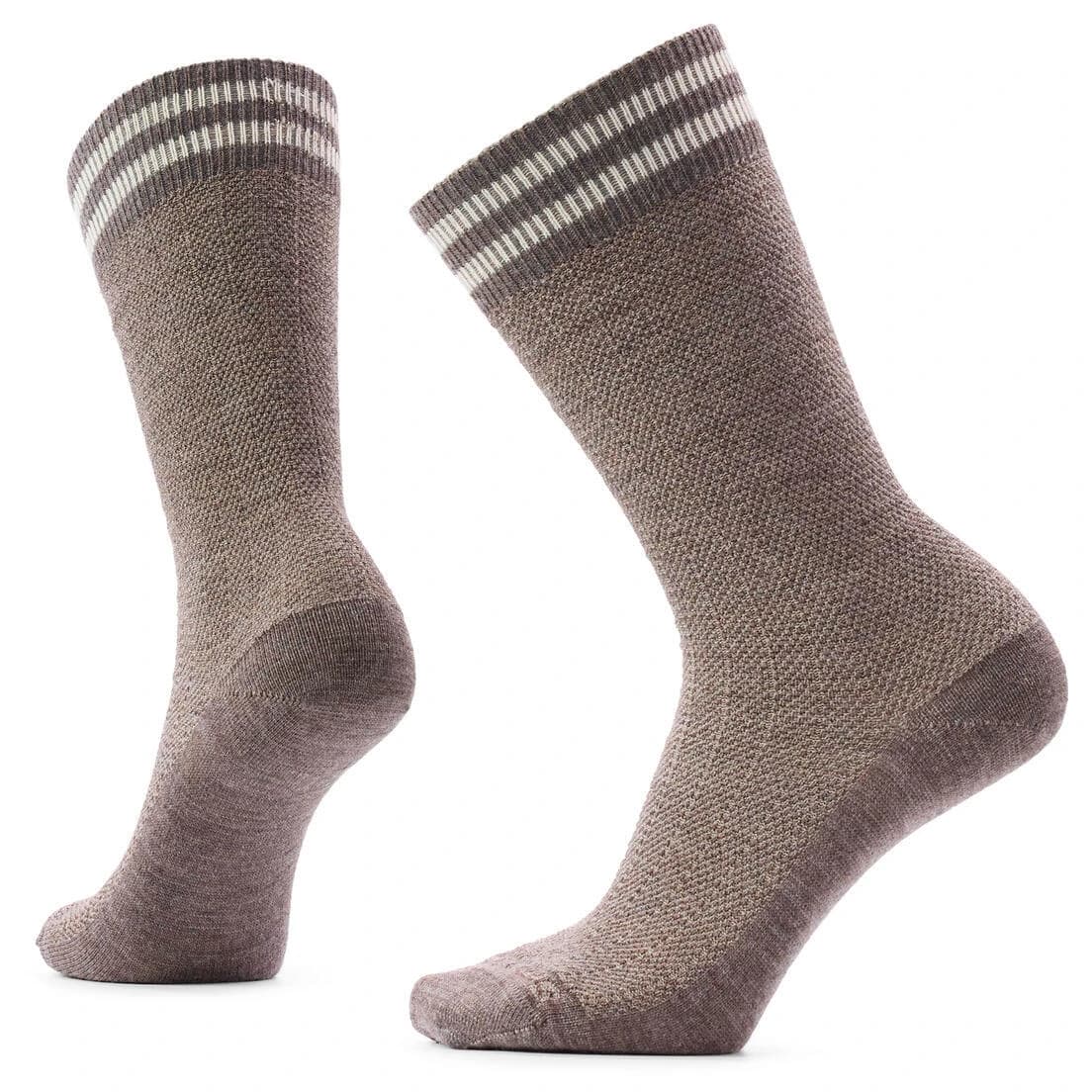 Дамски спортни чорапи Smartwool Women's Everyday Courtside Texture Tall Sports socks - Taupe