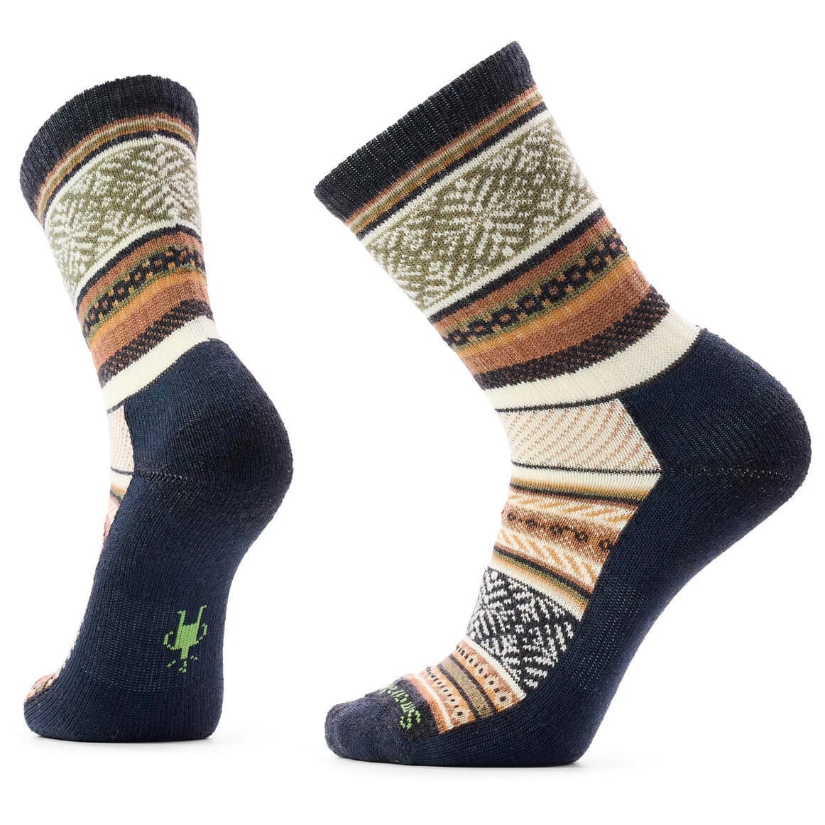 Дамски спортни чорапи Smartwool Women's Everyday Cozy Fair Isle Sweater Crew Socks Sports socks - Charcoal