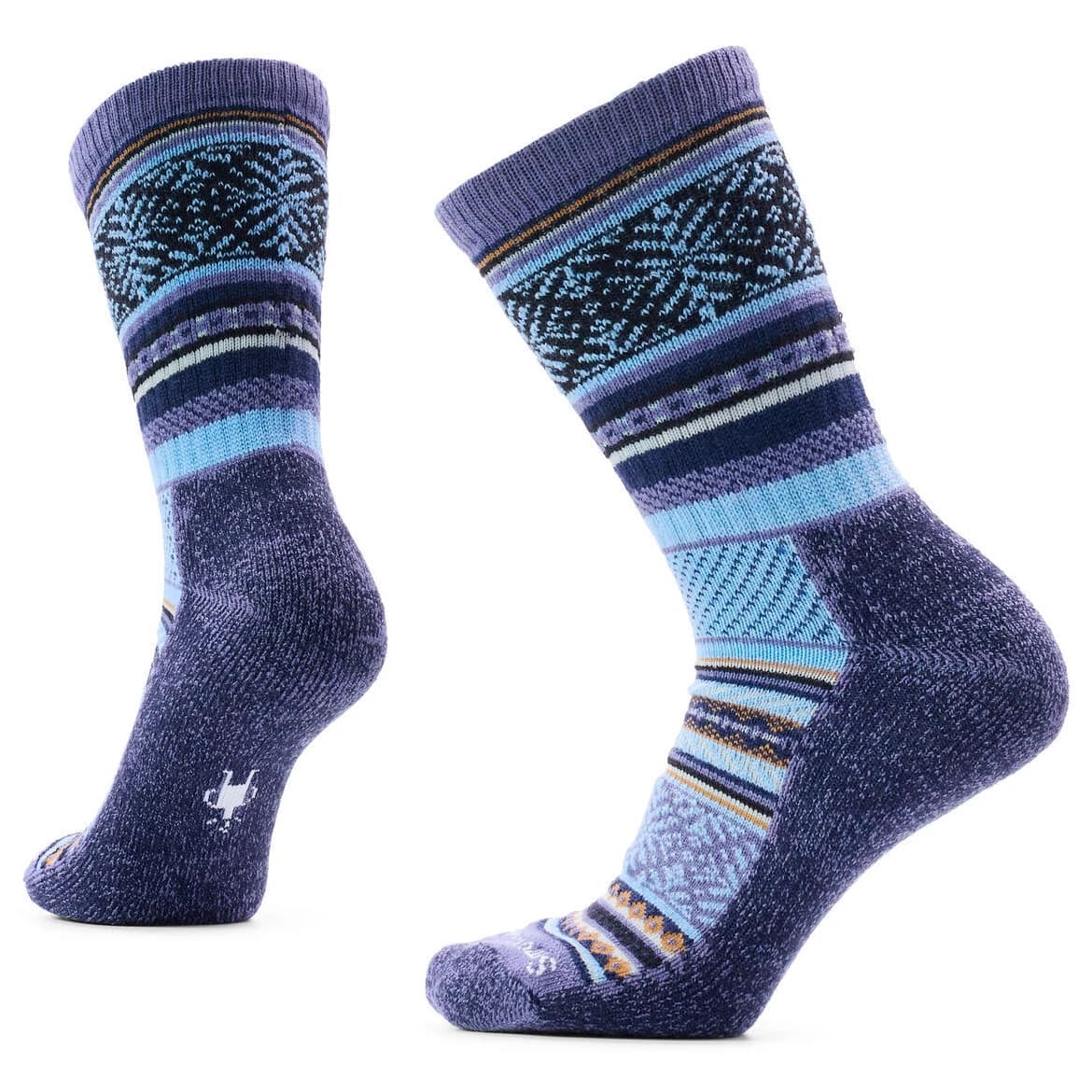 Дамски спортни чорапи Smartwool Women's Everyday Cozy Fair Isle Sweater Crew Socks Sports socks - Nightfall Blue