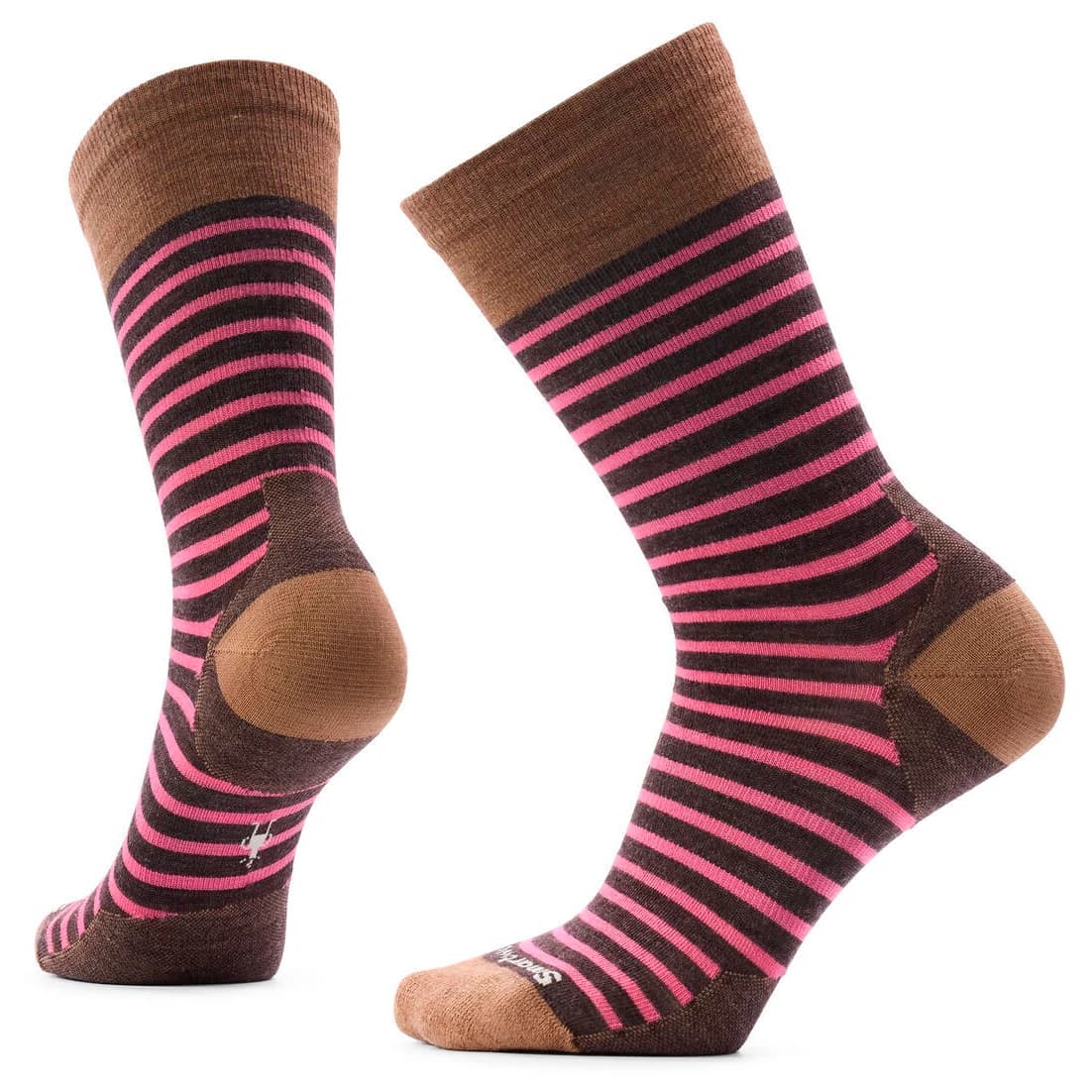 Дамски спортни чорапи Smartwool Women's Everyday Pin Stripe Crew Socks Sports socks - Chestnut