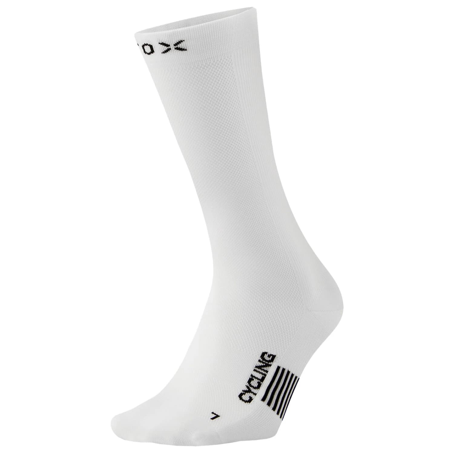 Мъжки чорапи за колоездене STOX Energy Socks Cycling Socks Mid-Calf Cycling socks - White / Black