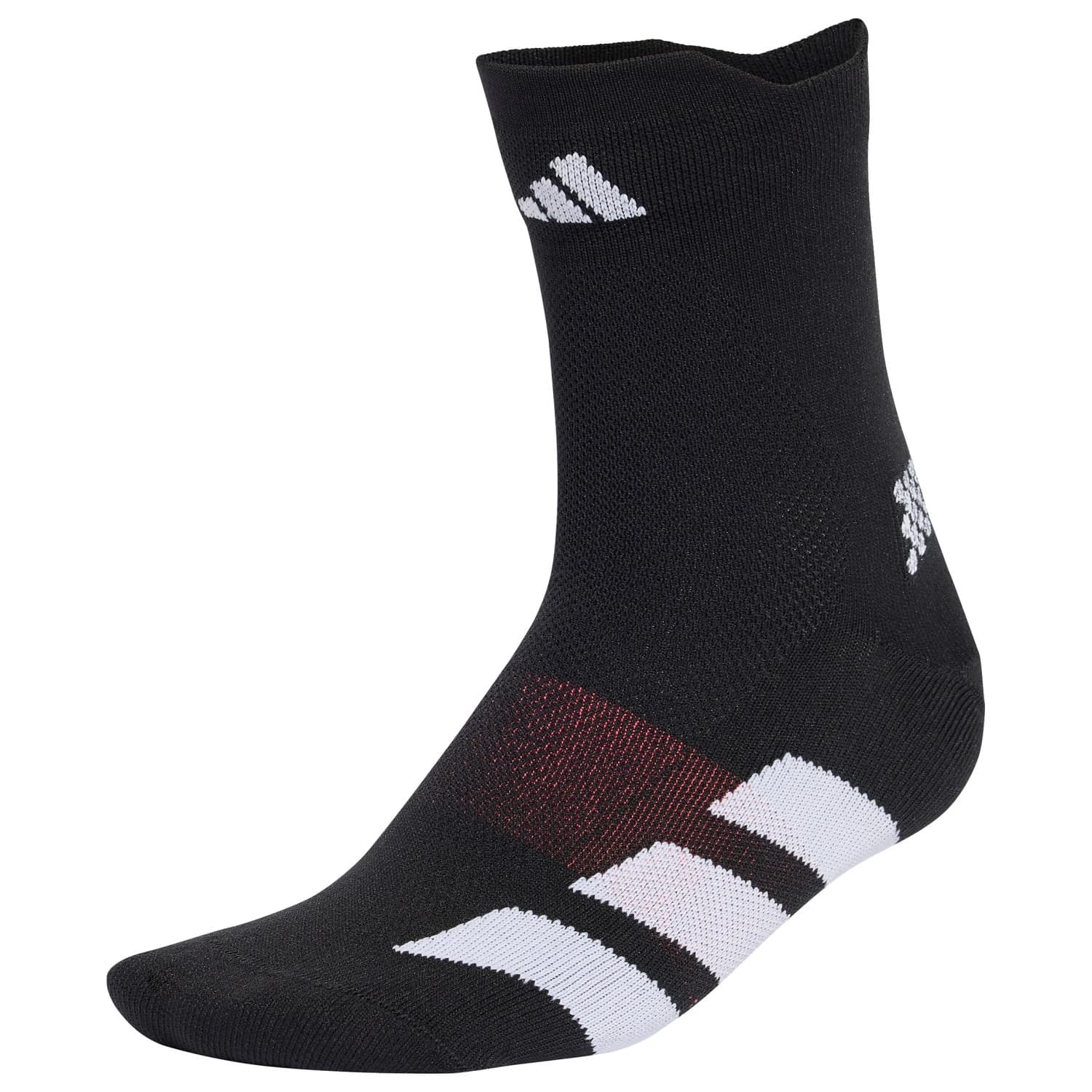 Мъжки чорапи за бягане adidas Running Adizero Quarter Sock Running socks - Black / White