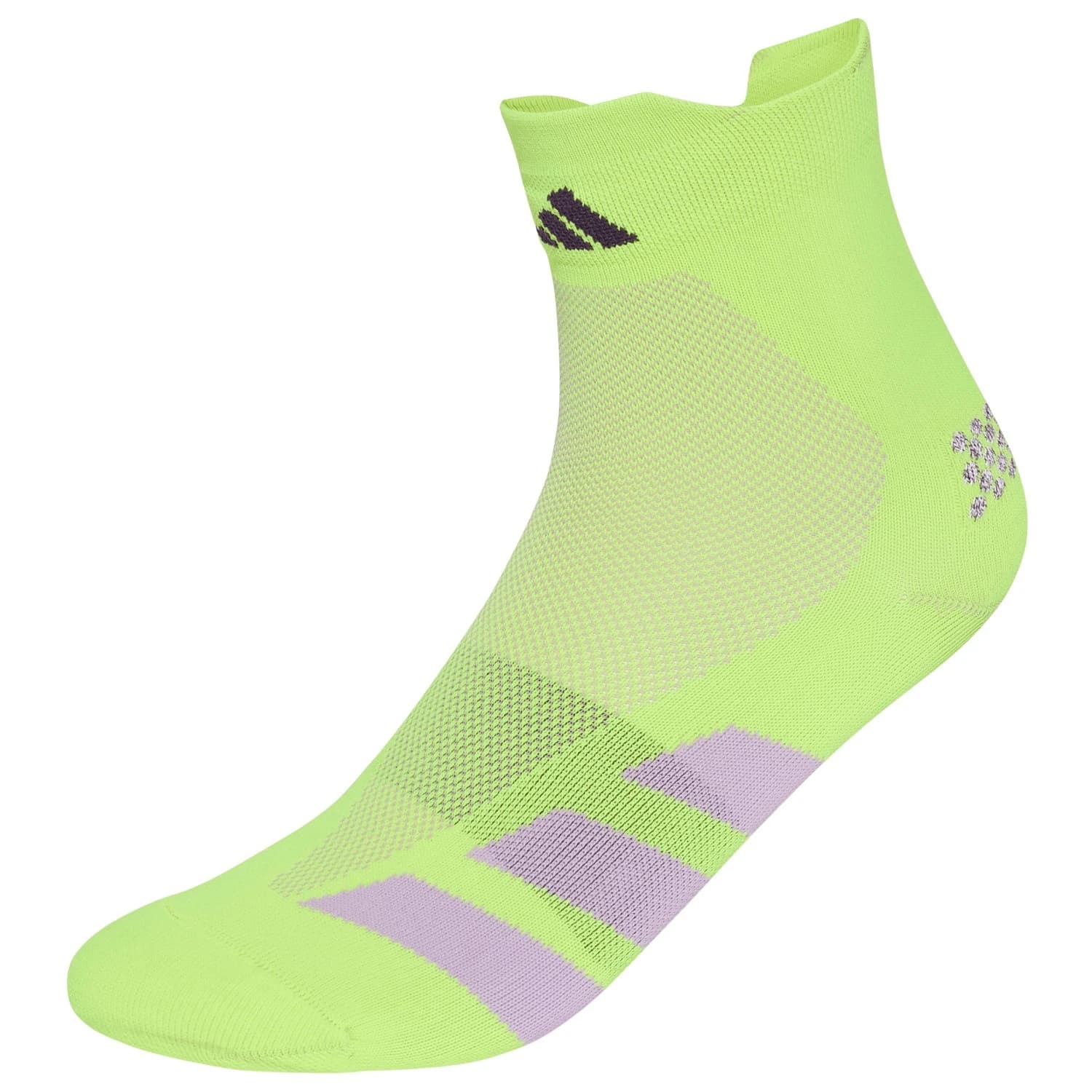Чорапи за бягане adidas Running Adizero Quarter Sock Running socks - Solar Yellow / Aurora Plum