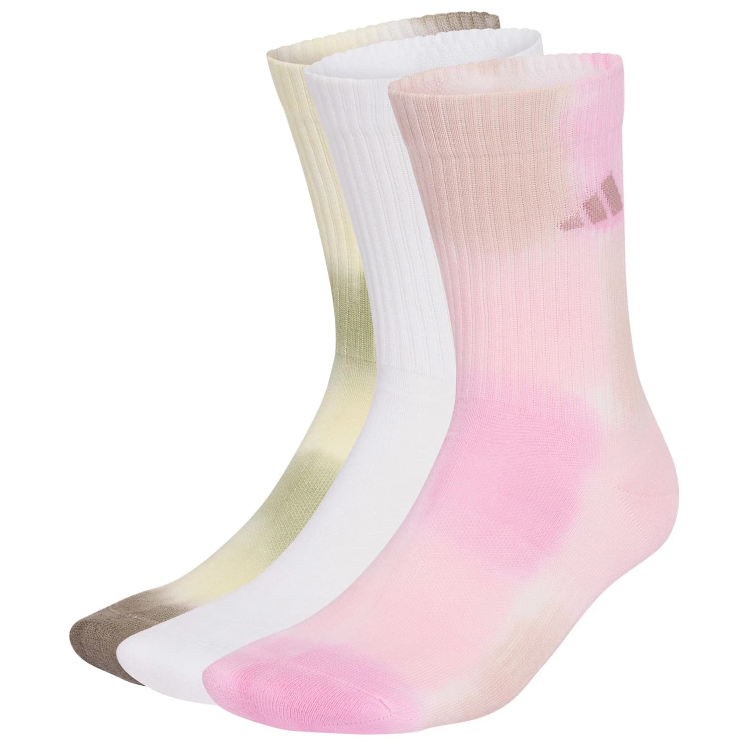 Спортни чорапи adidas Tie Dye Sock 3 Pack Sports socks - Multicolor / White / Dual Indigo