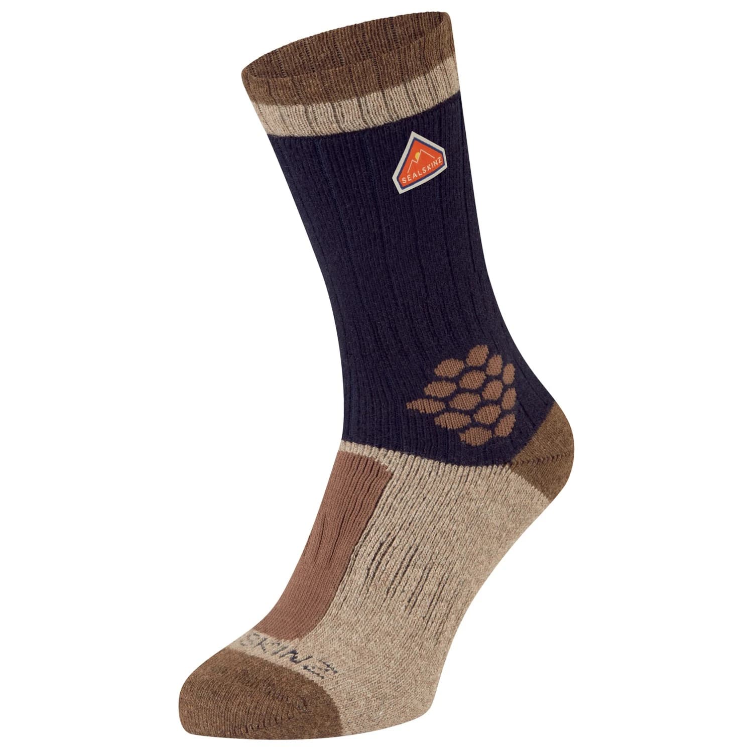 Туристически чорапи Sealskinz Gresham Walking socks - Blue