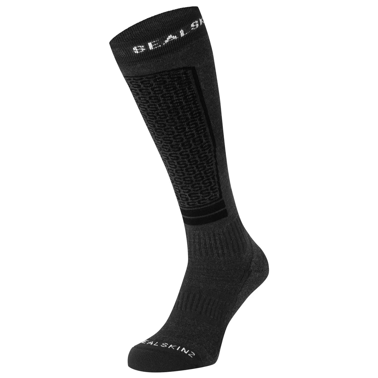 Ски чорапи Sealskinz Northwold Ski socks - Black