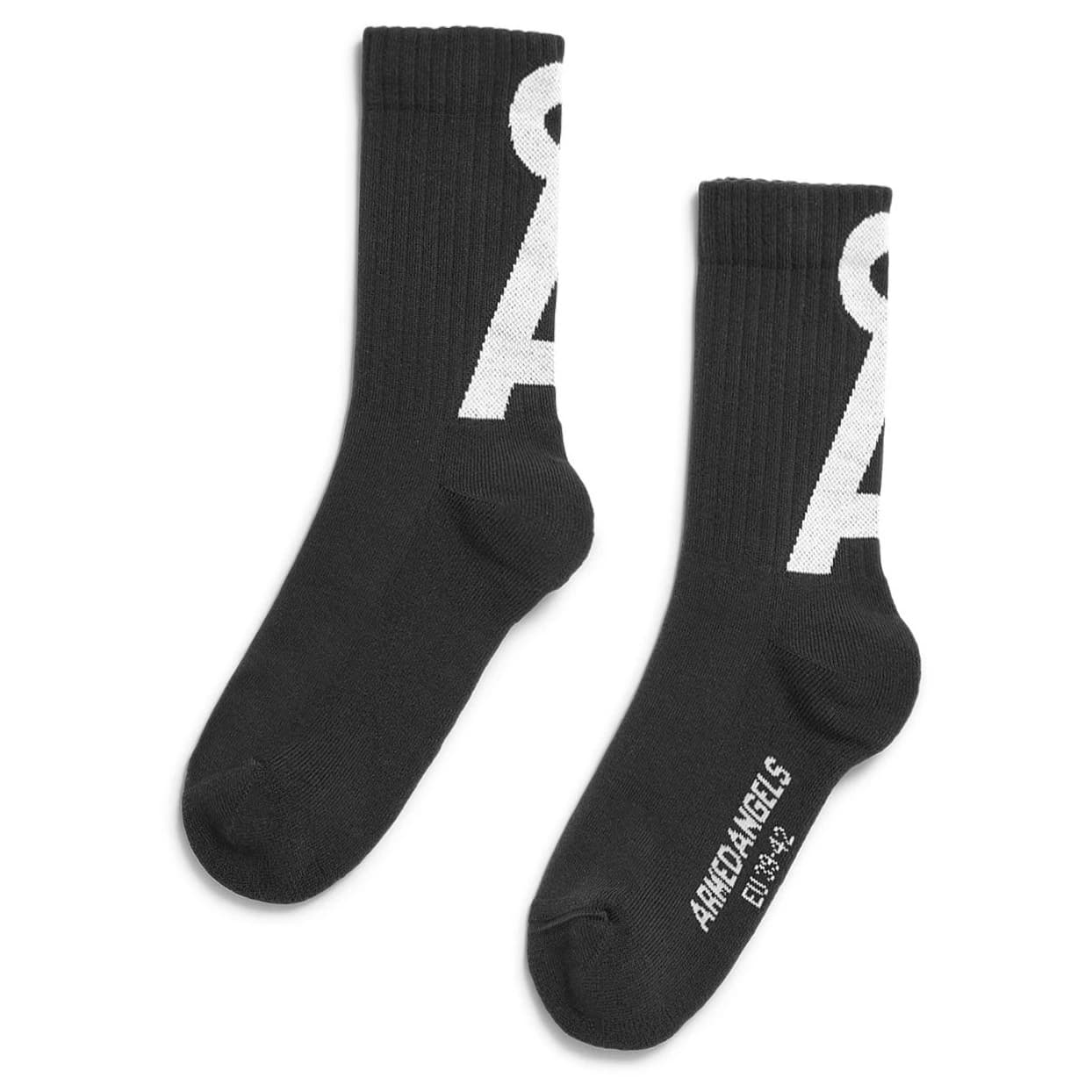 Спортни чорапи ARMEDANGELS Saamus Short Socks Sports socks - Black / White