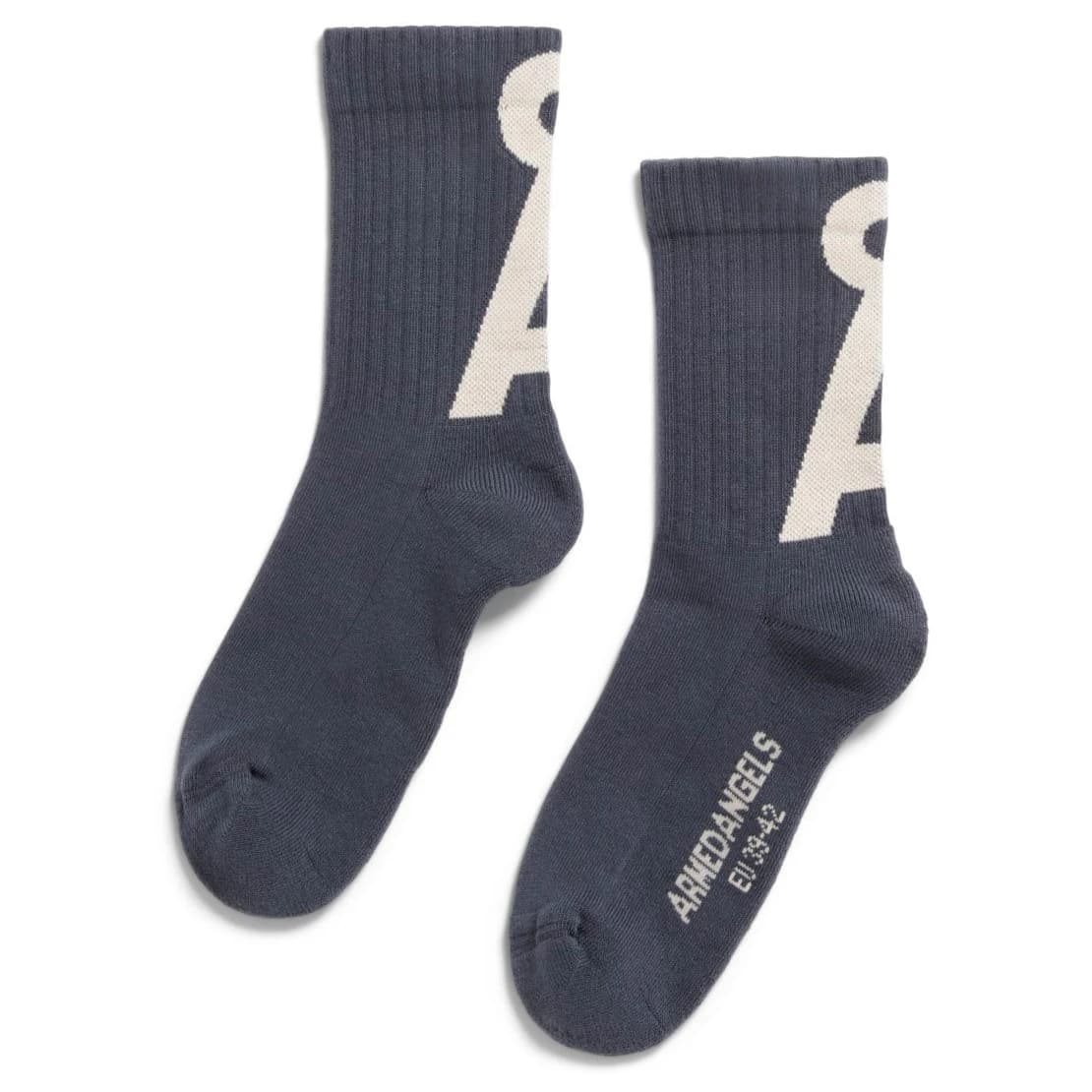 Спортни чорапи ARMEDANGELS Saamus Short Socks Sports socks - Moonshadow / Oatmilk