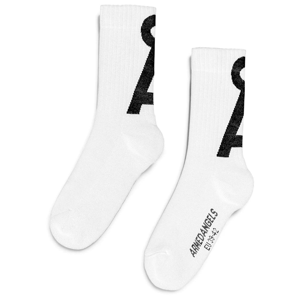 Спортни чорапи ARMEDANGELS Saamus Short Socks Sports socks - White / Black