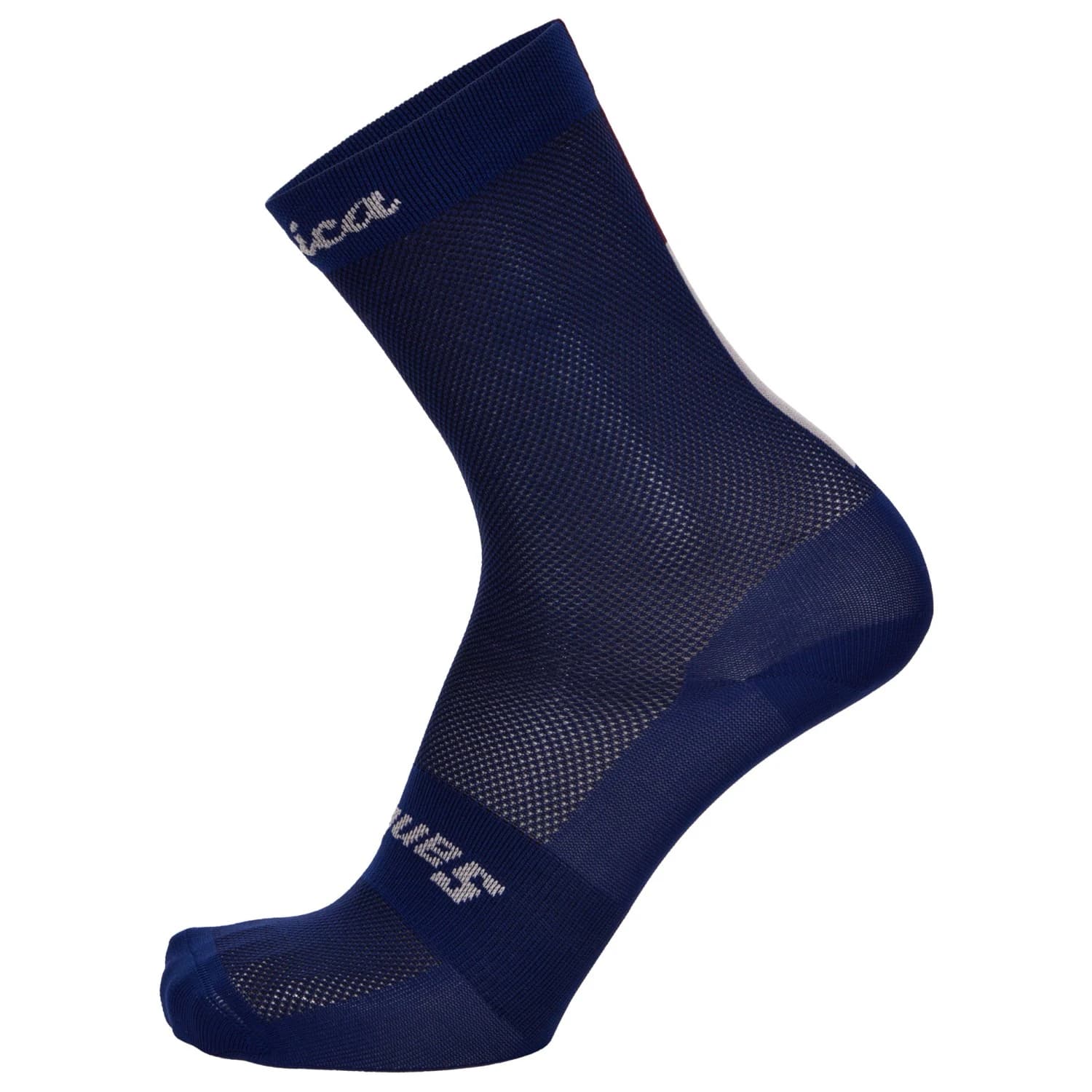 Чорапи за колоездене Santini Eroica Quiete Cycling socks - Navy