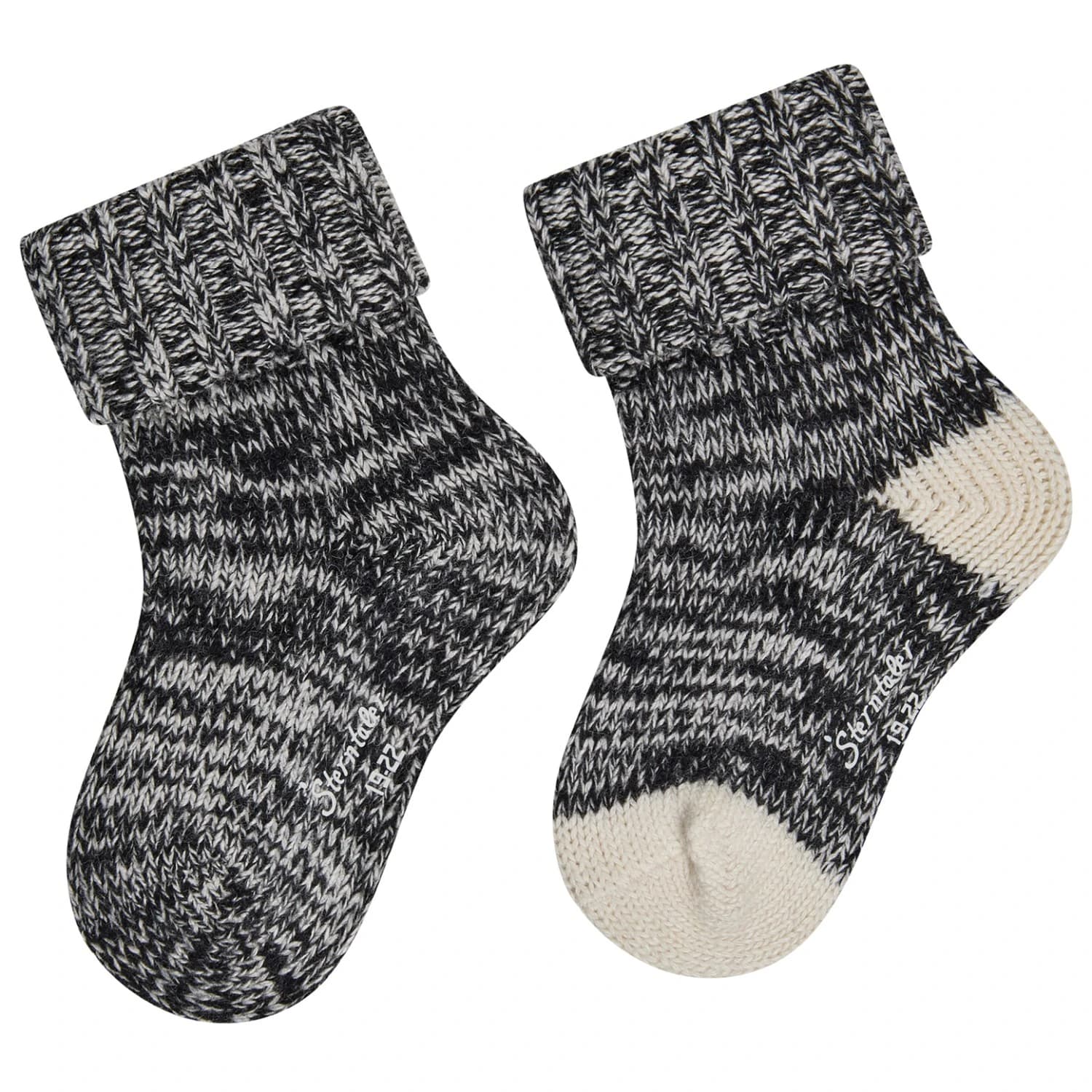 Детски мериносови чорапи Sterntaler Kid's Socken DP Wolle Sports socks - Schwarz